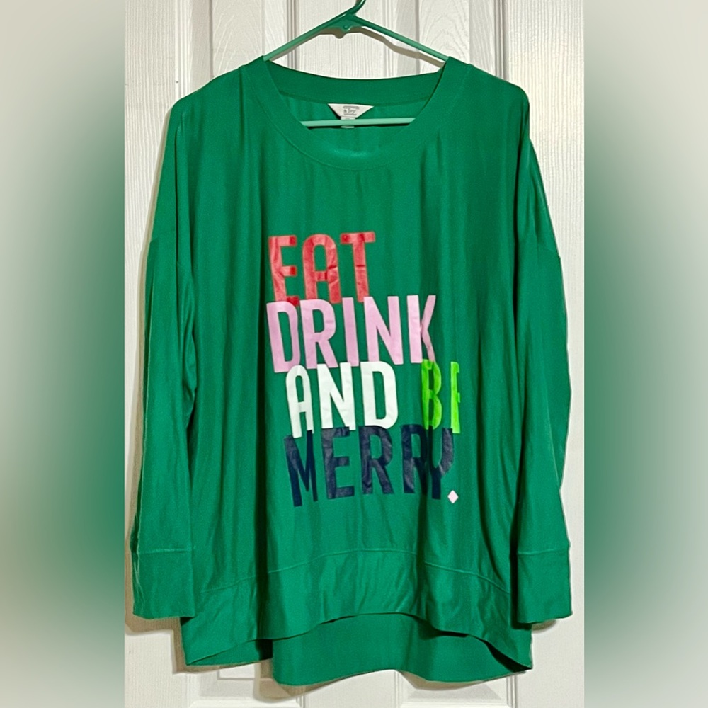 Crown & Ivy Green Intimates Top